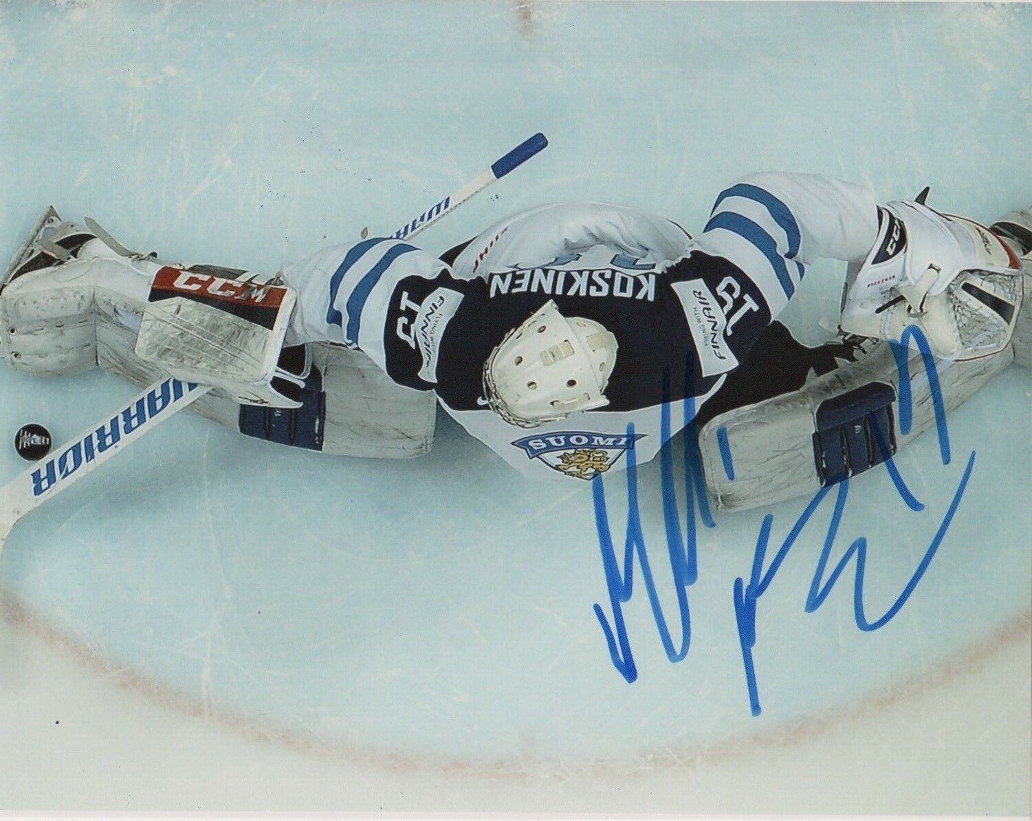 Finland Mikko Koskinen Autographed Signed 8x10 Photo Poster painting NHL COA #3