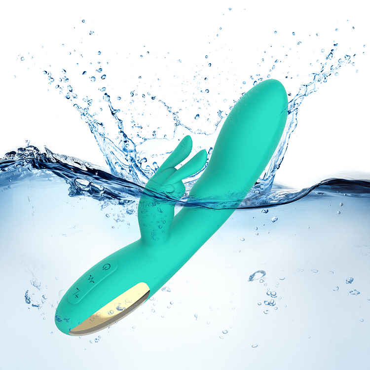 10 vibrations+4 frequencies IPX7 Waterproof 50db Rabbit G-Spot Vibrator