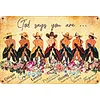 Western Cowgirl - Vintage Metal Signs - 20*30cm - Western