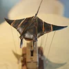 Handmade Wooden Electric Bionic Manta Ray Ornament