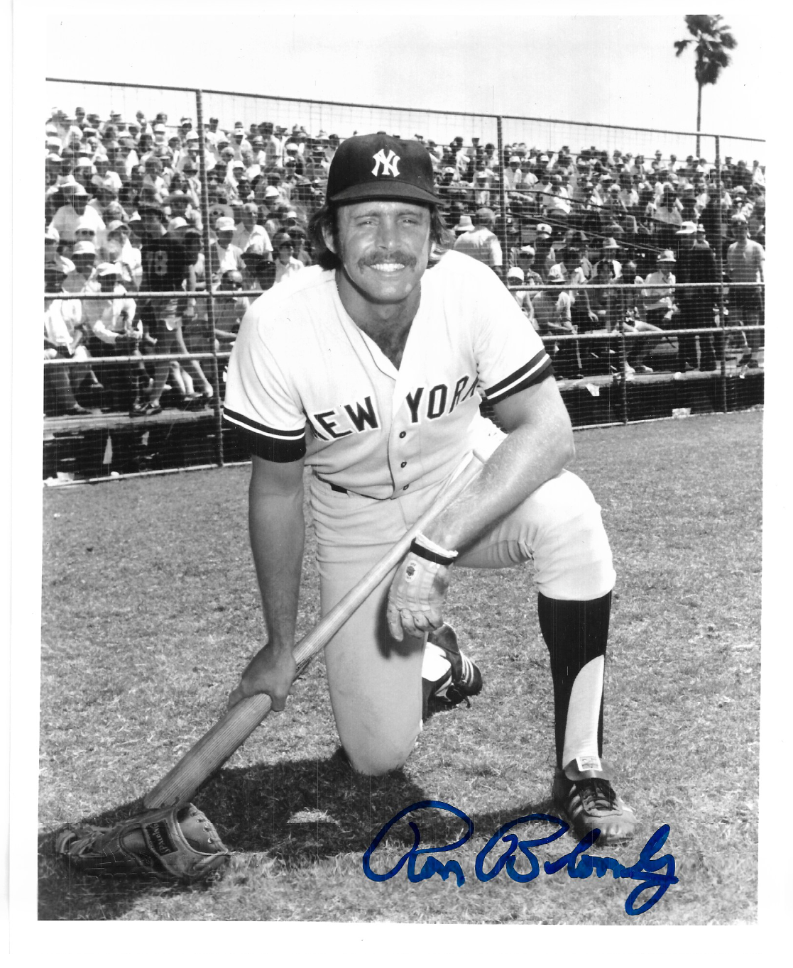 ~ Boomer Ron Blomberg ~ Signed NY Yankees Baseball 8x10 Photo Poster painting SC SOA Player Mgr.