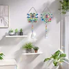 2pcs Dragonfly Diamond Painting Double-sided Crystal Window Suncatcher Craft Set Birthday Gifts Home Garden Decor Hanging Kit