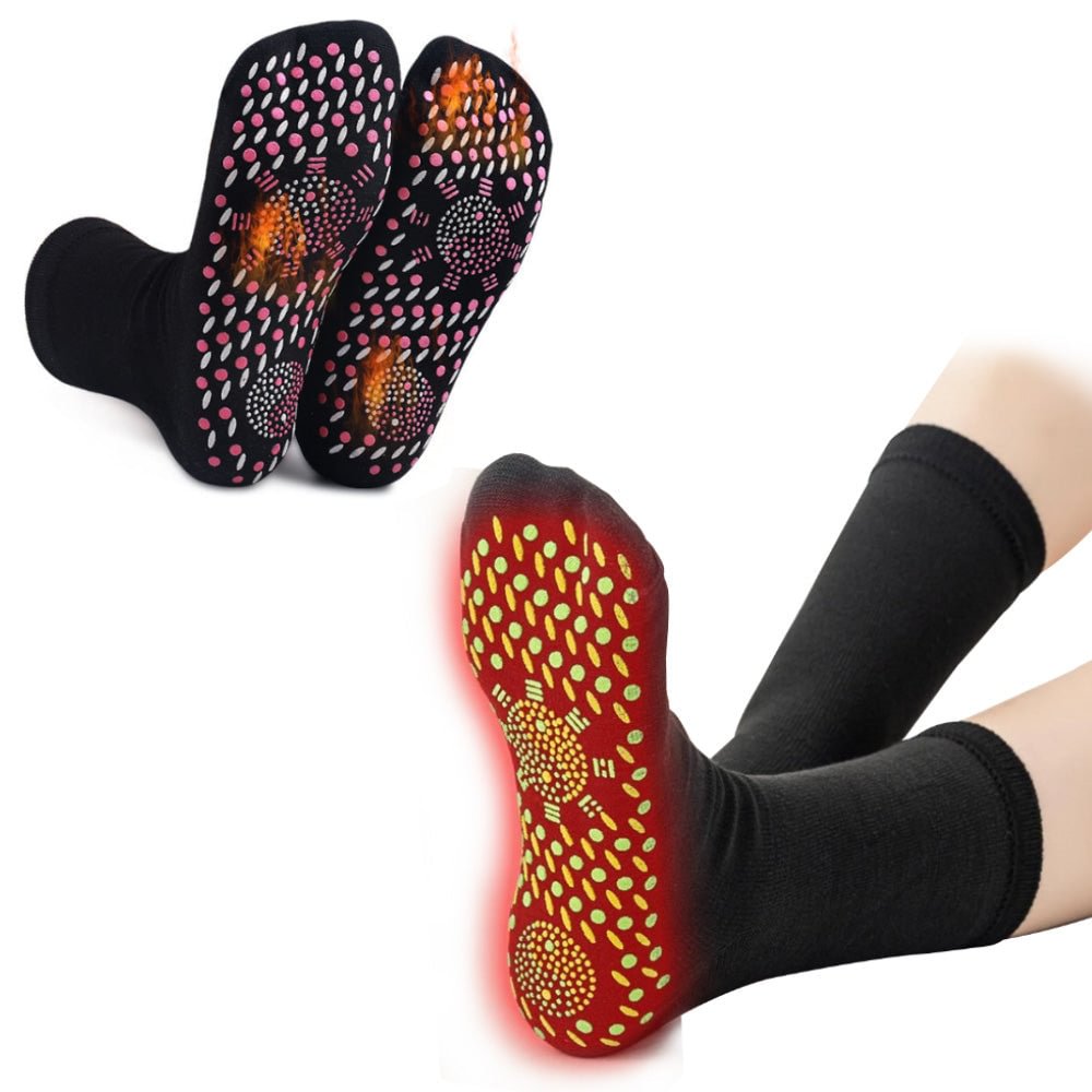 Tourmaline acupressure self-heating shaping socks（Limited time discount Last 30 minutes）