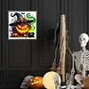 (40*40cm)Halloween Pumpkin Wizard - Full Round Drill Diamond Painting