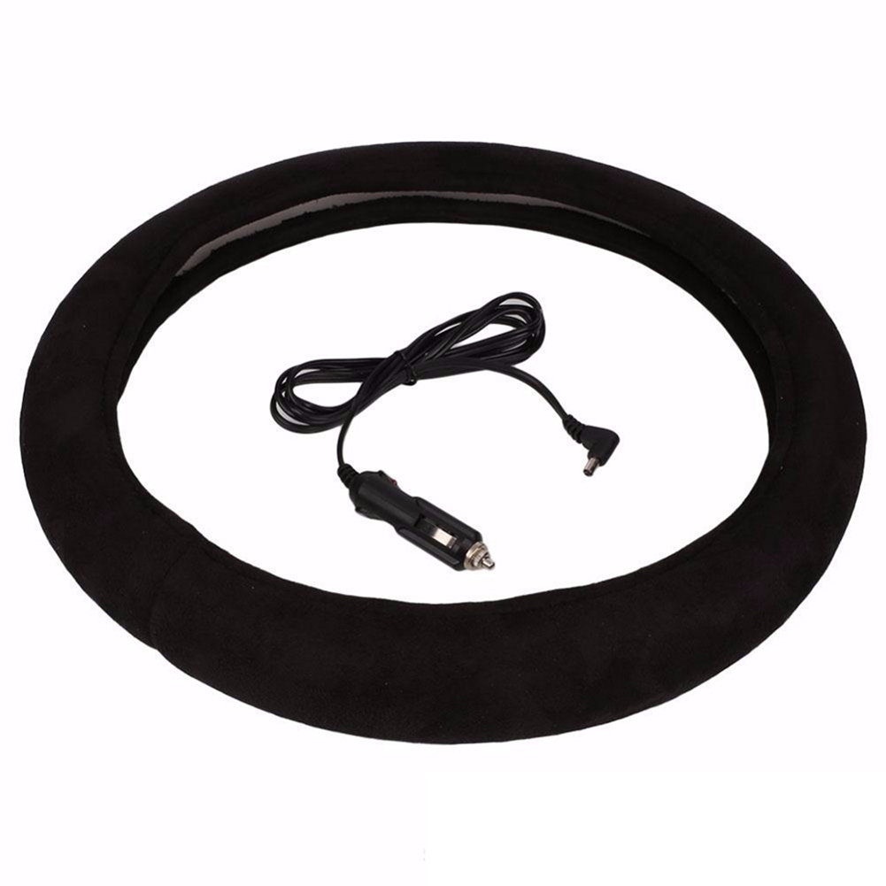 

12V Electric Heating Warm Steering Wheel Cover, 501 Original