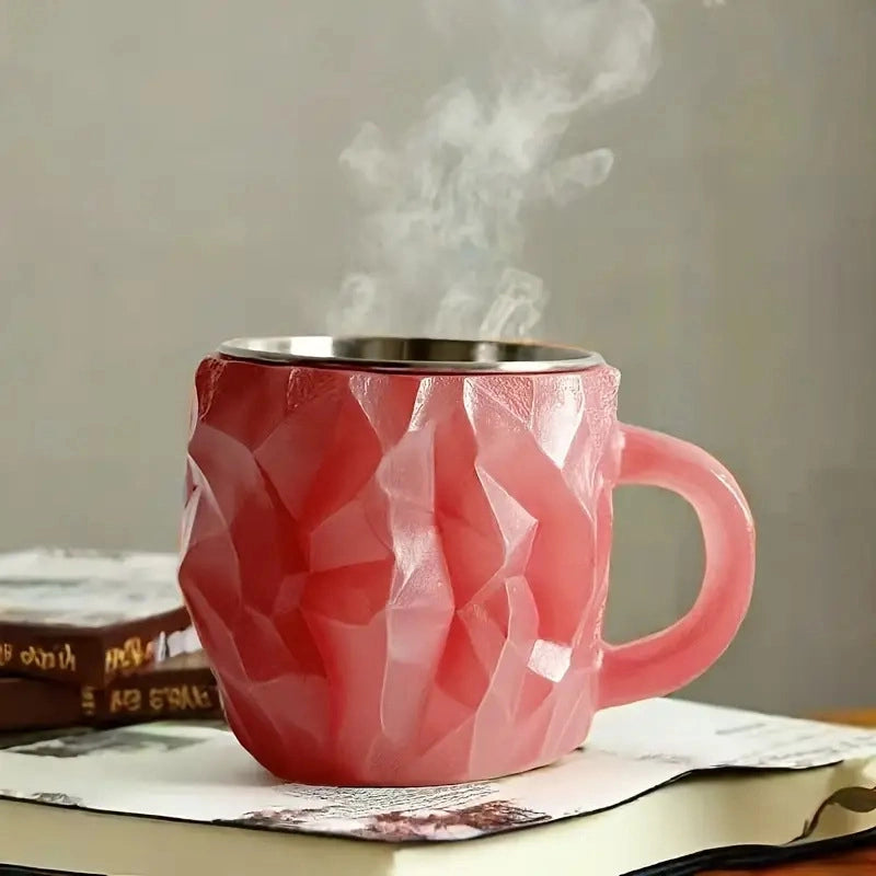 Minimalist Solid Color Synthetic Resin 1 Piece Mug