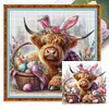 (Multi-Style) Highland Cattle-11CT Stamped Cross Stitch 40*40cm/15.75*15.75in