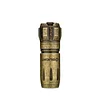 i18 Brass USB-C Rechargeable Keychain Flashlight 180 Lumen Mini Waterproof Strong Light Emergency Durable Key Flashlight