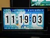 3.7-inch music spectrum desktop weather clock