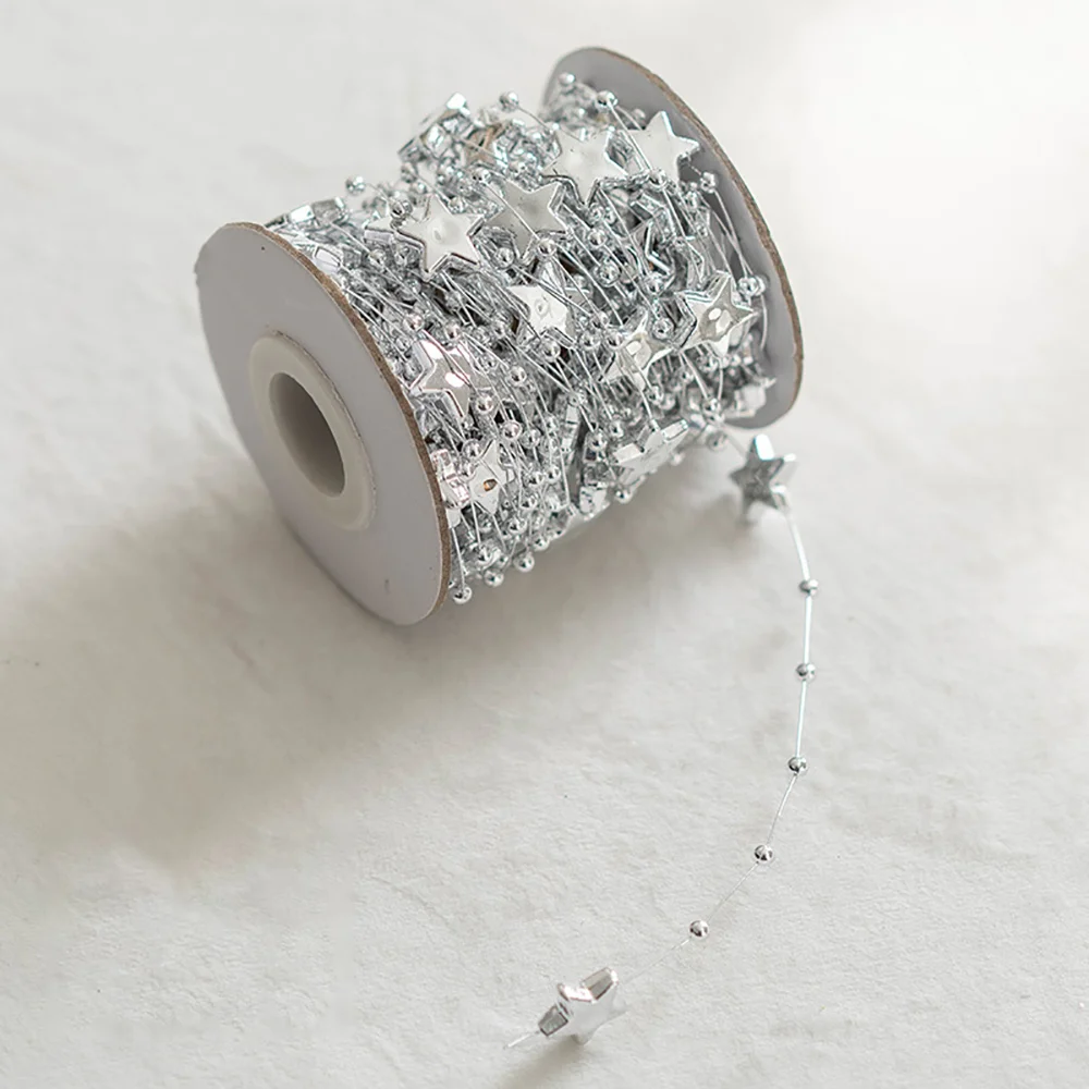 Christmas gypsophila pearl festive decoration bead string DIY accessories