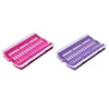 (US Only)2pcs 30 Positions Floss Organizer Plastic Thread Organizers (Rose Red Purple)