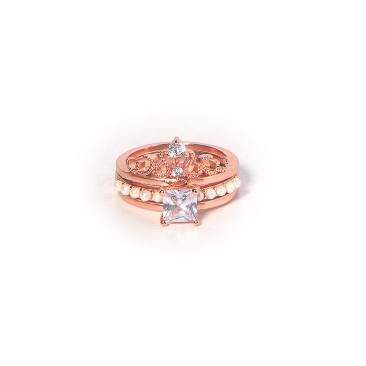 For Granddaughter - S925 Straighten Your Crown Sterling Silver Crown Ring