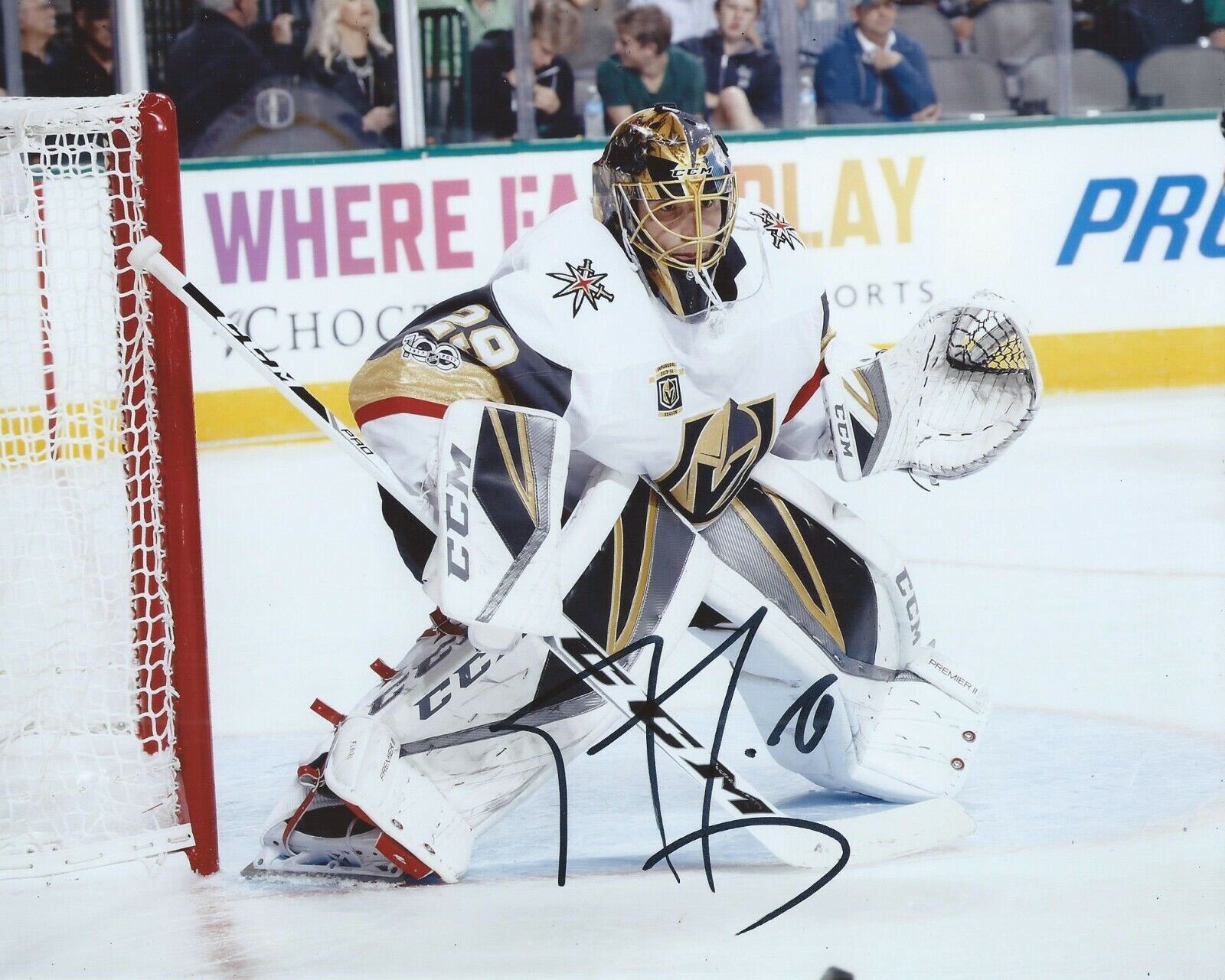 Marc-Andre Fleury Signed 8x10 Photo Poster painting Vegas Golden Knights Autographed COA