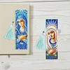 2x 5D DIY Diamond Painting Leather Bookmarks Goddess Embroidery Page-Marker