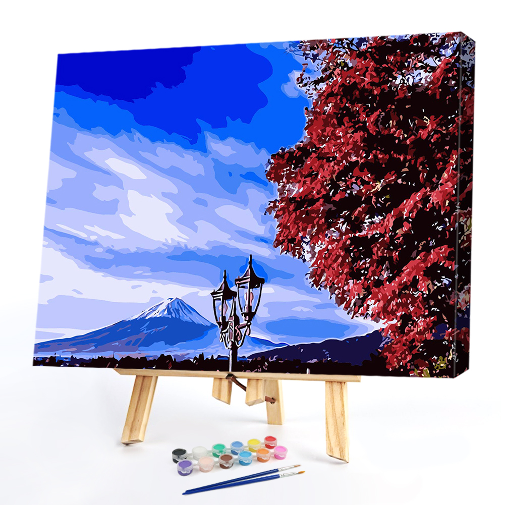 

40*50CM Paint By Numbers-Suburb Tree, 501 Original