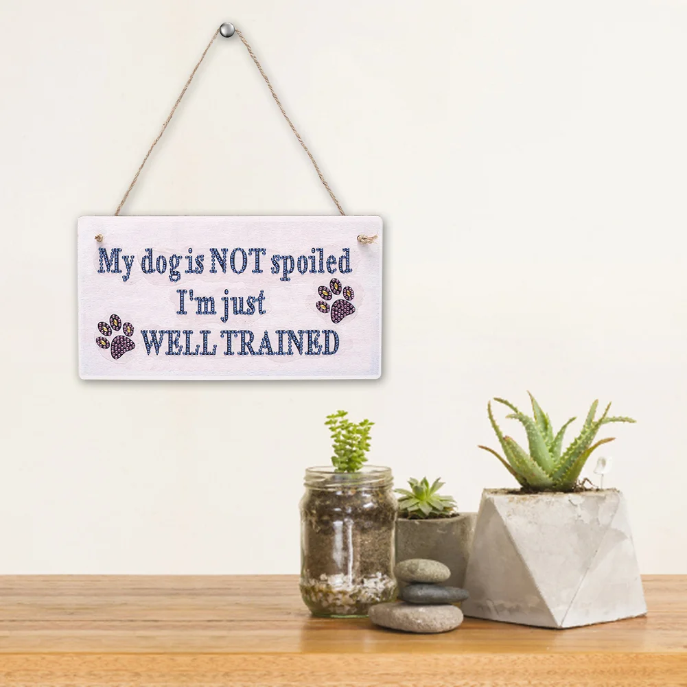 5D DIY Letters Part Special Drill Hanging Diamond Painting Decor