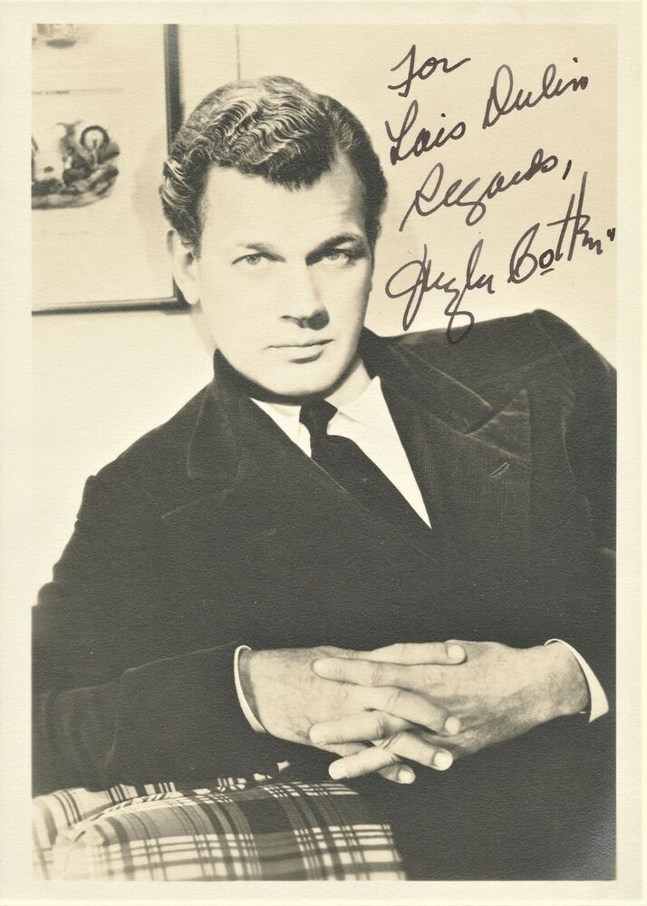 Vintage JOSEPH COTTEN Signed Photo Poster painting