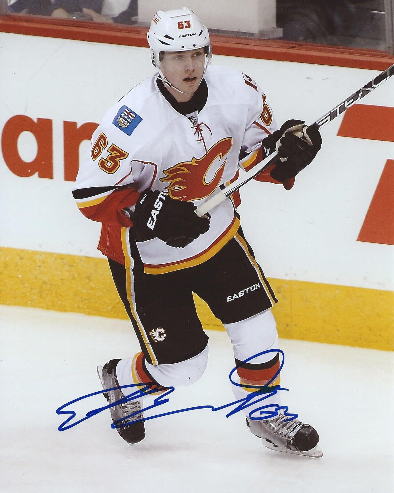 Sam Bennett Signed 8x10 Photo Poster painting Calgary Flames Autographed COA