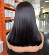 Bob Wigs 100% Human Hair Straight Wig 5x5 Lace Closure Wig 14inches Black Hair Pre Plucked 