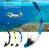 Diving Snorkel Full Dry Underwater Breathing Tube Silicone Snorkeling Gear