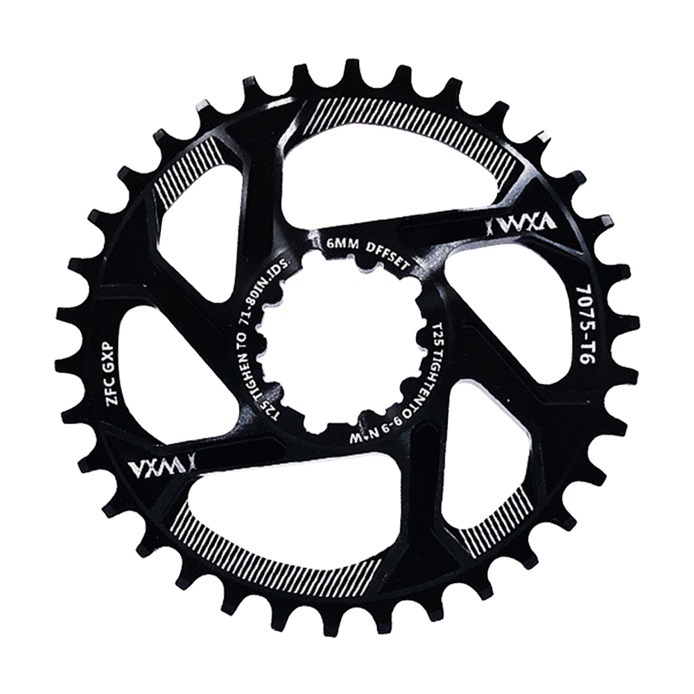 

34T Direct Mount Narrow Wide Chainring for SRAM GXP Crankset Bike Parts, Black, 501 Original