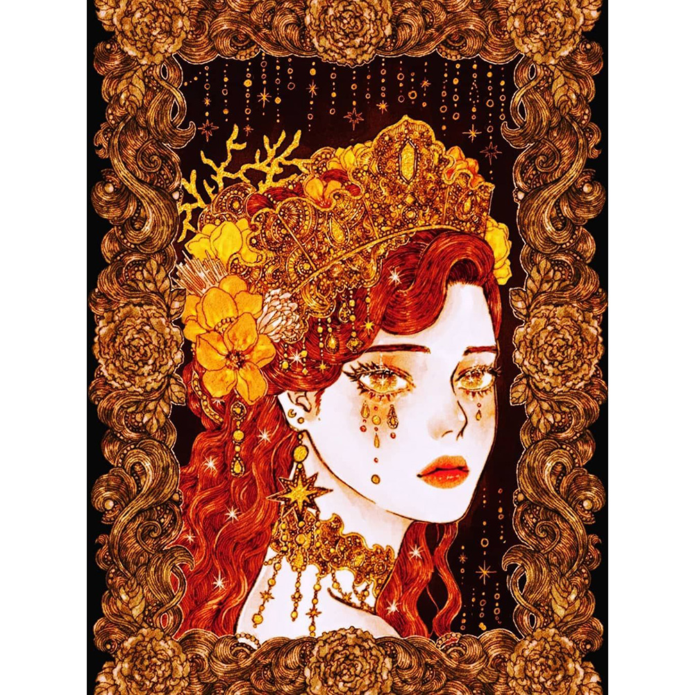 

Curly Hair Beauty - Special Shaped Diamond Painting - 30*40CM, 501 Original