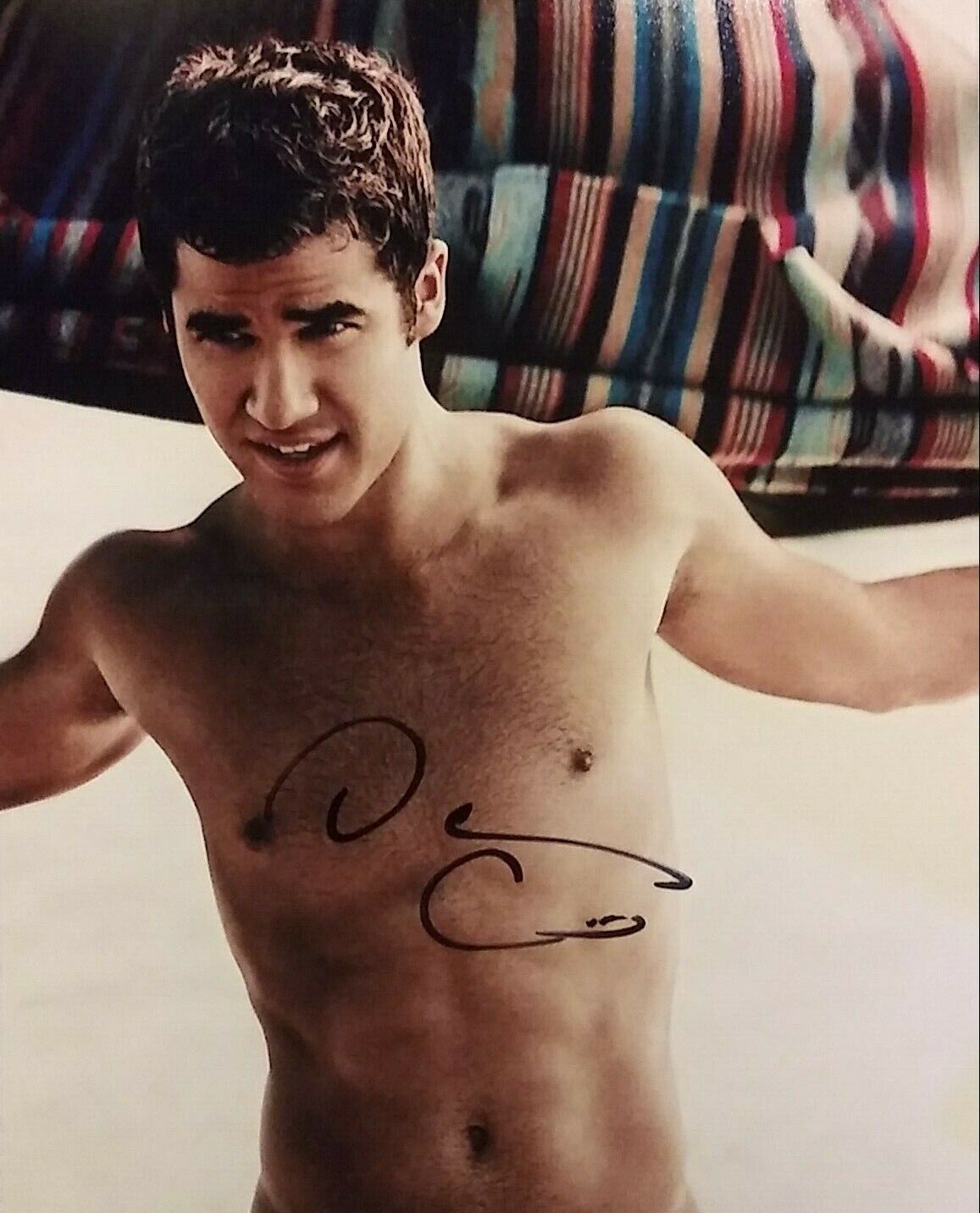 Darren Criss signed 8x10