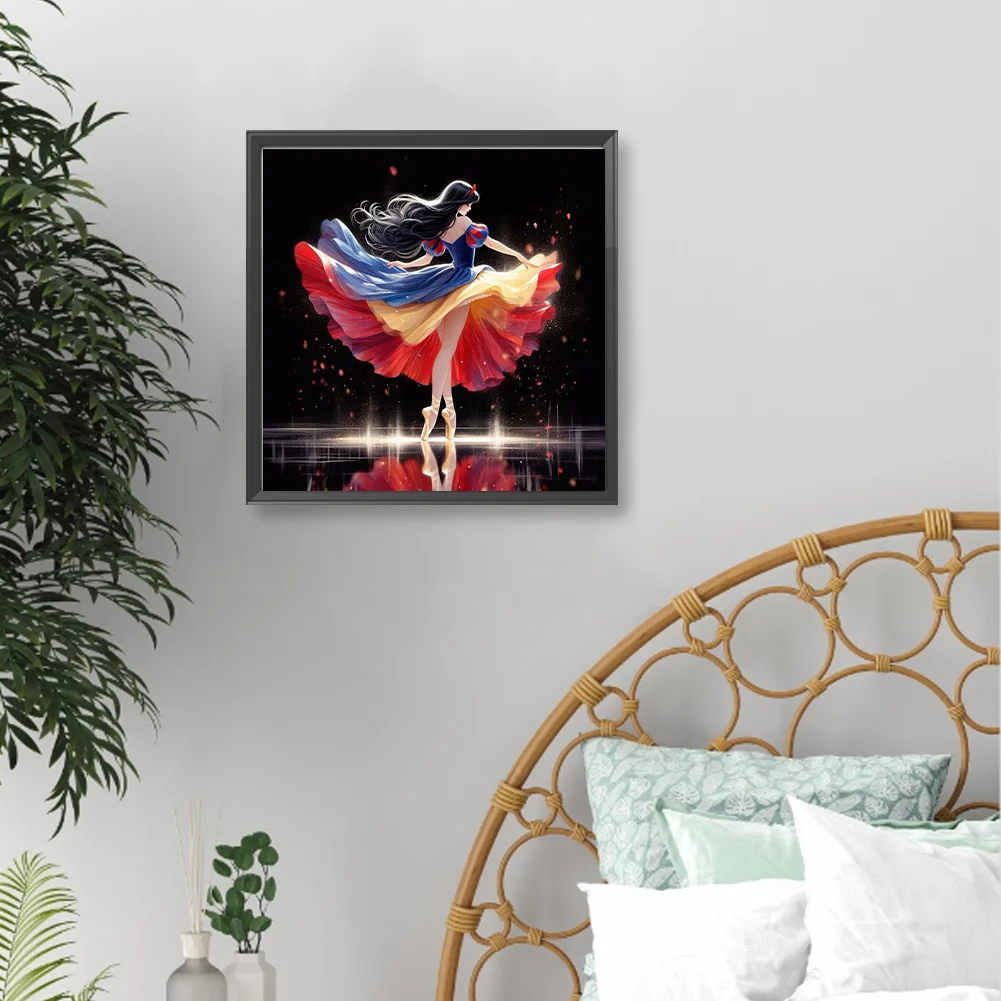 Diamond Painting - Full Round Drill - Princess Snow White(Canvas|40*40cm)