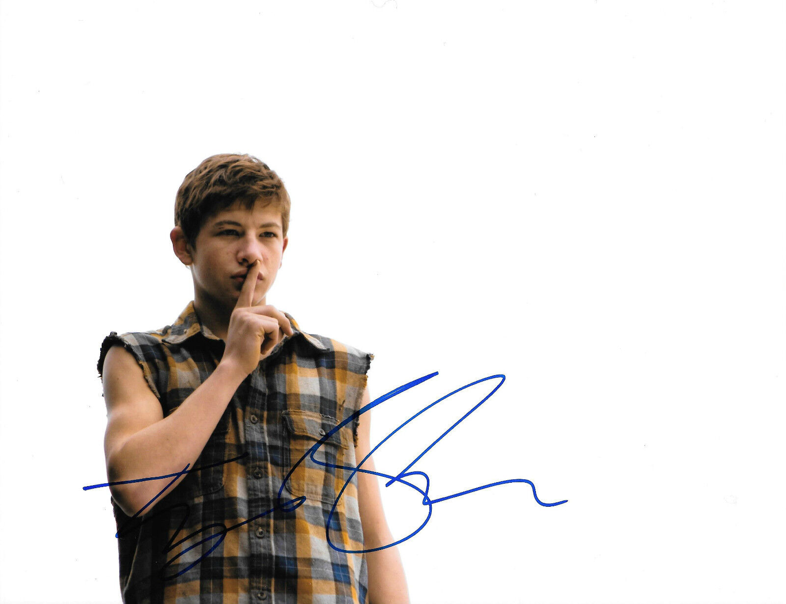 GFA Joe Movie Star * TYE SHERIDAN * Signed 8x10 Photo Poster painting AD5 COA