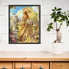 Girl Holding An Umbrella-11CT Stamped Cross Stitch 45*55cm/17.72*21.65in tapestrymarket