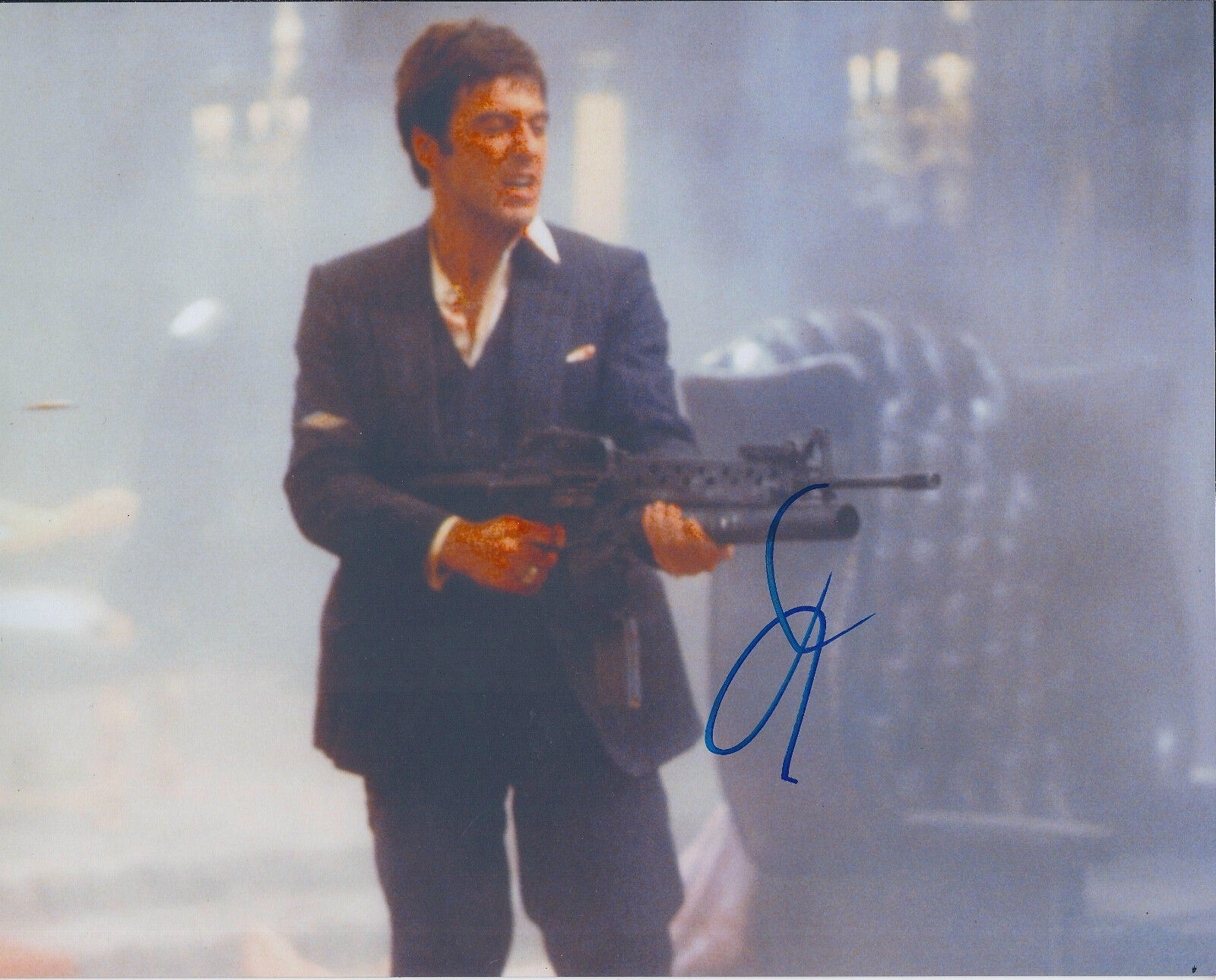 AL PACINO SIGNED Autograph 10x8 Photo Poster painting AFTAL COA SCARFACE DONNIE BRASCO RARE