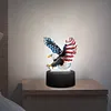 Drapeau am&eacute;ricain aigle-diamant lampe pilote ornement de bureau