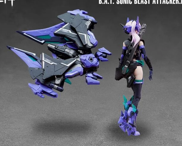 1/12 ATK GIRL 機甲少女 可動 バット少女 プラモデル フルセット