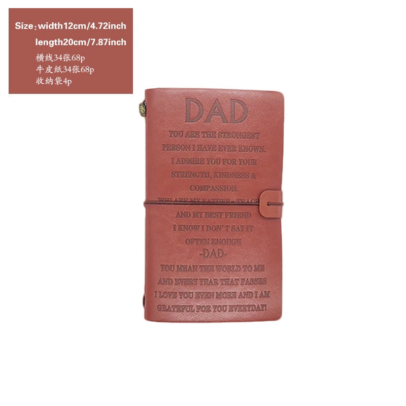 Creative Letter Imitation Leather Stationery Travel Journal Book Notebook