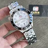 Omega Seamaster Diver 300M Black Ceramic Bezel White Ceramic Dial on SS Bracelet 42mm