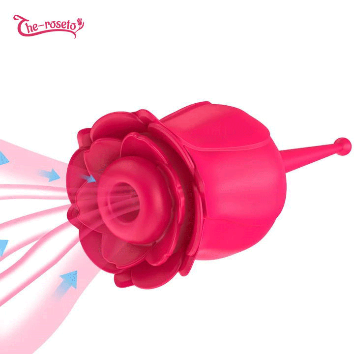 Silicone Rose Toy - Seven Frequency
