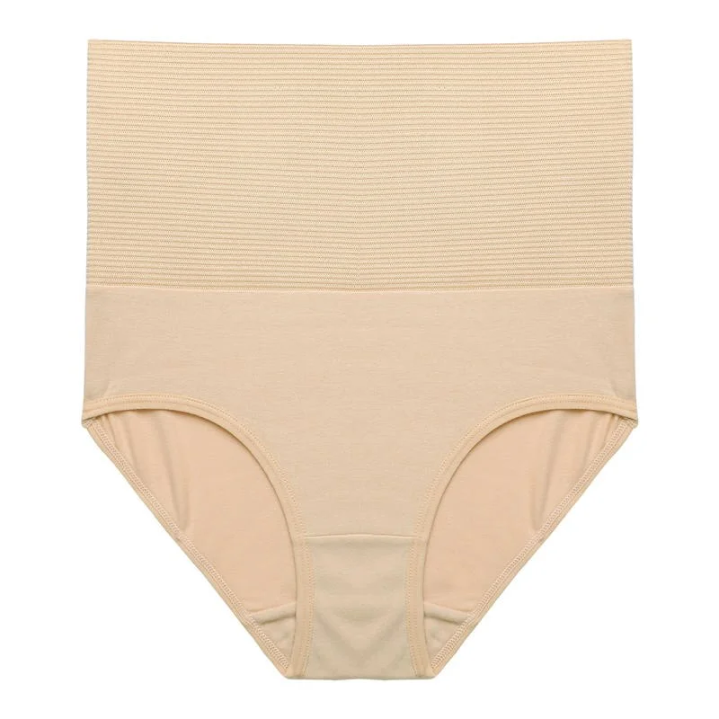 FINETOO Mesh High Waist Panties for Women Big Size L-4XL Slimming Ladies Body Shaper Cotton Butt Lifter Briefs Push Up Lingerie