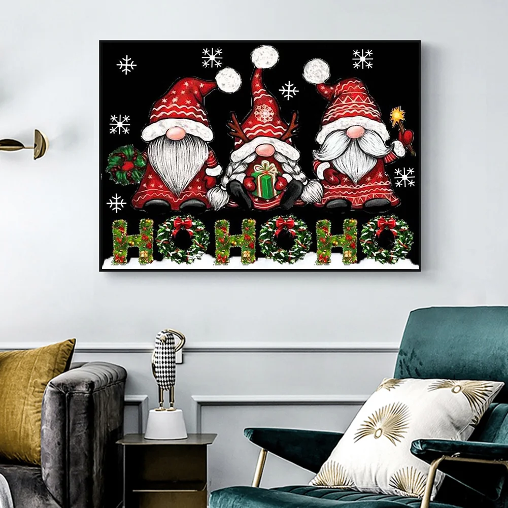 Diamond Painting - Full Round Drill - Christmas Dwarf(40*30cm)