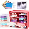 uk.everydayedeals (Limited Stock)12 Grids Diamond Painting Tray Tower Organizer - White
