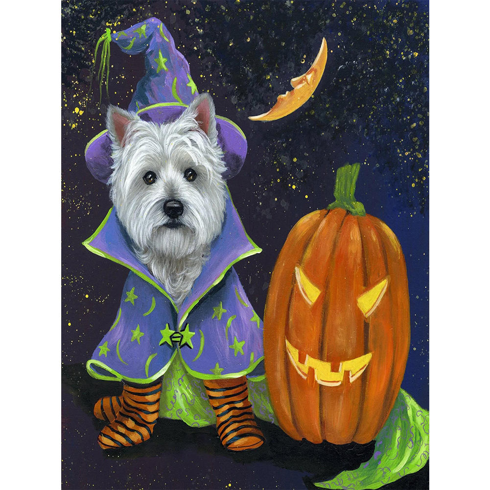 

Dog - 11CT Stamped Cross Stitch - 40*50CM, 501 Original