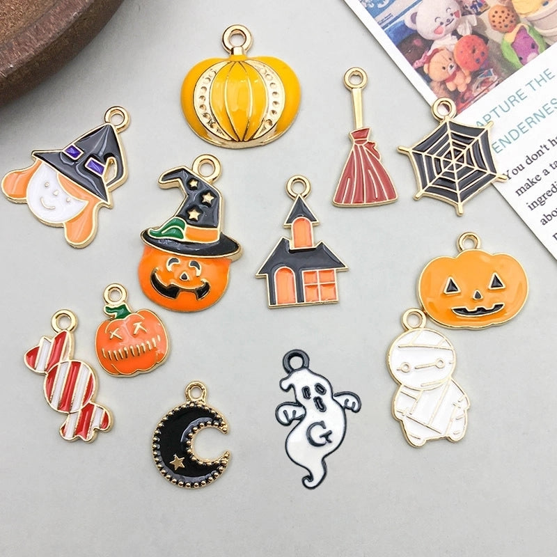 27 Models Per Model 1, 27/Pack 12*16mm 15 * 19mm 16*24mm Zinc Alloy Pumpkin Cat Candy Pendant Jewelry Accessories