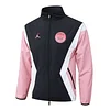 25/26 PSG black (woven fabric) long zipper Windbreaker Training Jacket Set