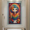 uk.everydayedeals (Limited Stock)Diamond Painting - Full Round - Rainbow Cat (40*70cm)
