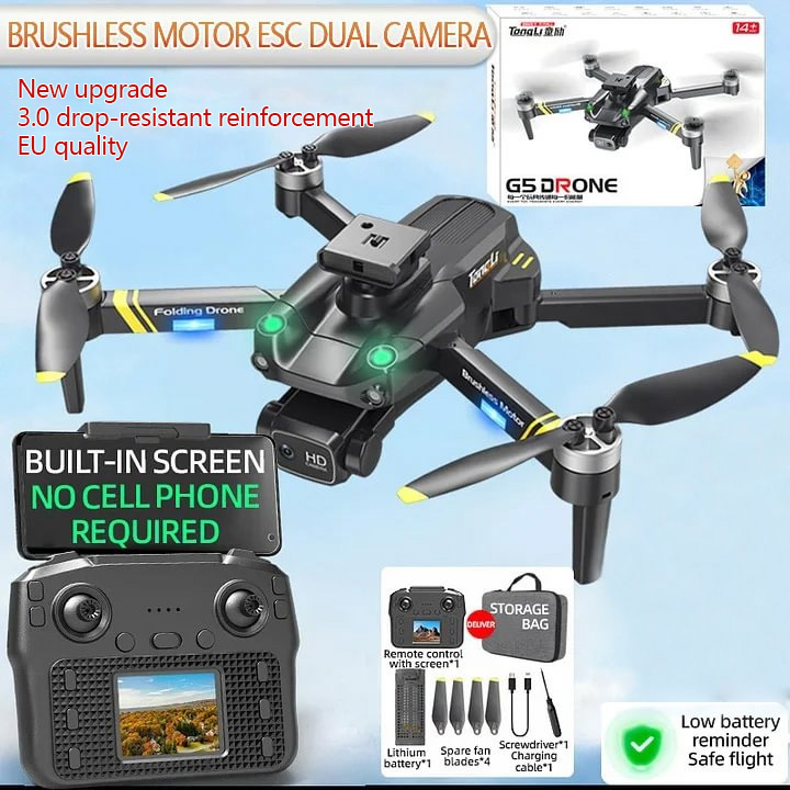 New children's drone with screen for aerial photography remote control aircraft