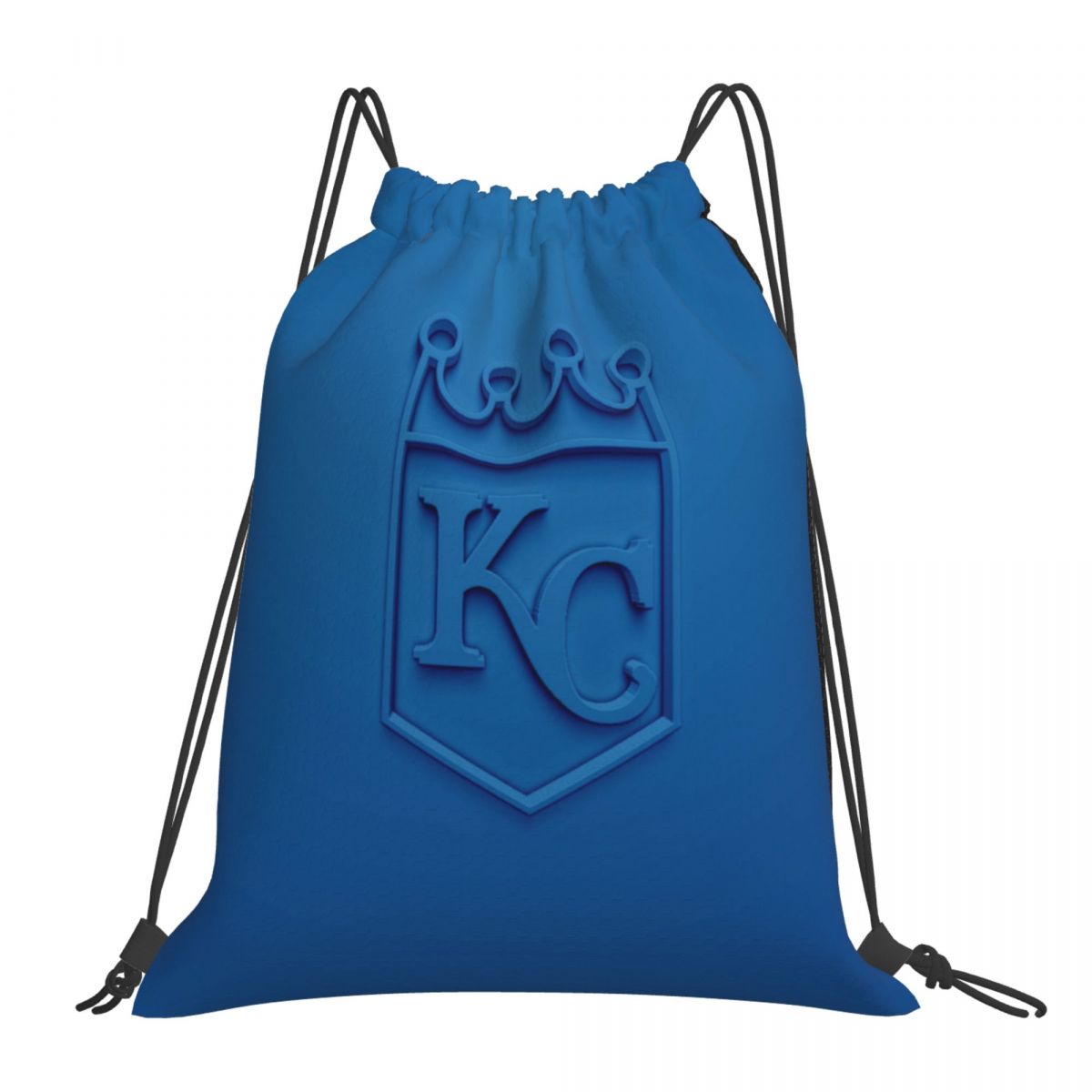 Kansas City Royals 3D Blue Drawstring Bags for School Gym