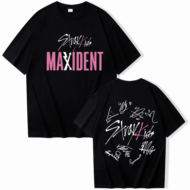 Stray Kids MAXIDENT Signature T-shirt