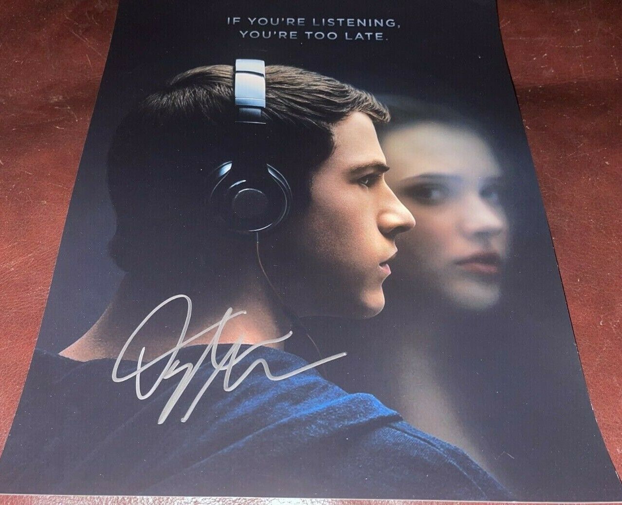 Dylan Minnette 13 Reasons Why Actor Signed 11x14 Autographed Photo Poster painting COA Proof 5