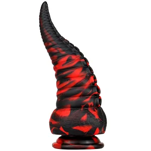 Silicone Tentacle Dildos for Anal Sex Toys Prostate Massage Buttplug Monster Penis for Women Mixed Red And Black