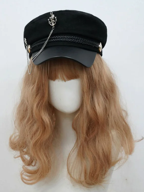 Gothic Hat Chains  Black Women Hat Novameme