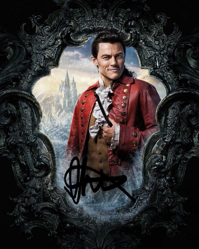 BEAUTY AND THE BEAST Luke Evans SIGNED 10 X 8